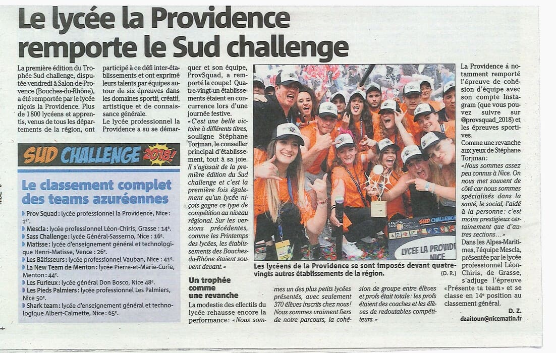 Accueil V0 La Providence